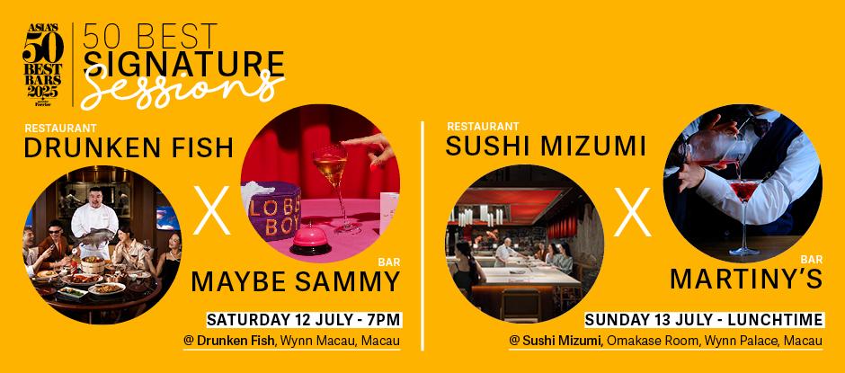 50 Best Signature Sessions | Tipple International | Food For Thought