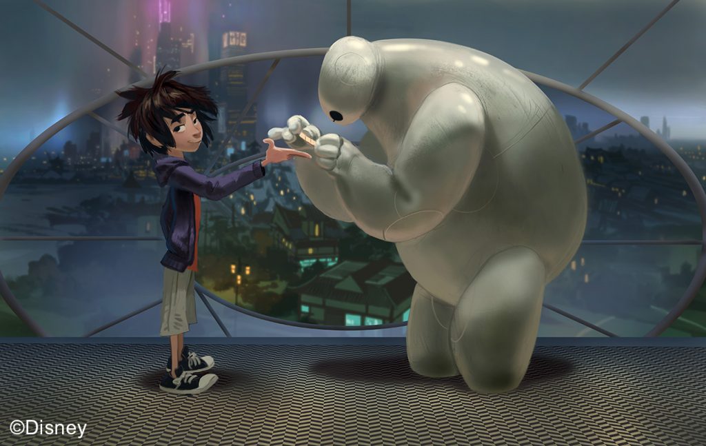 Big Hero 6, 2014, Concept art, Paul Felix © Disney | Food For Thought