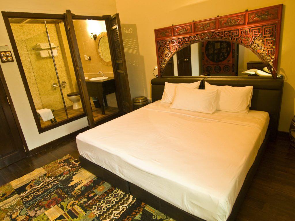 Clarke Terrace Master Bedroom with Bathroom | Hotel Penaga | Food For Thought