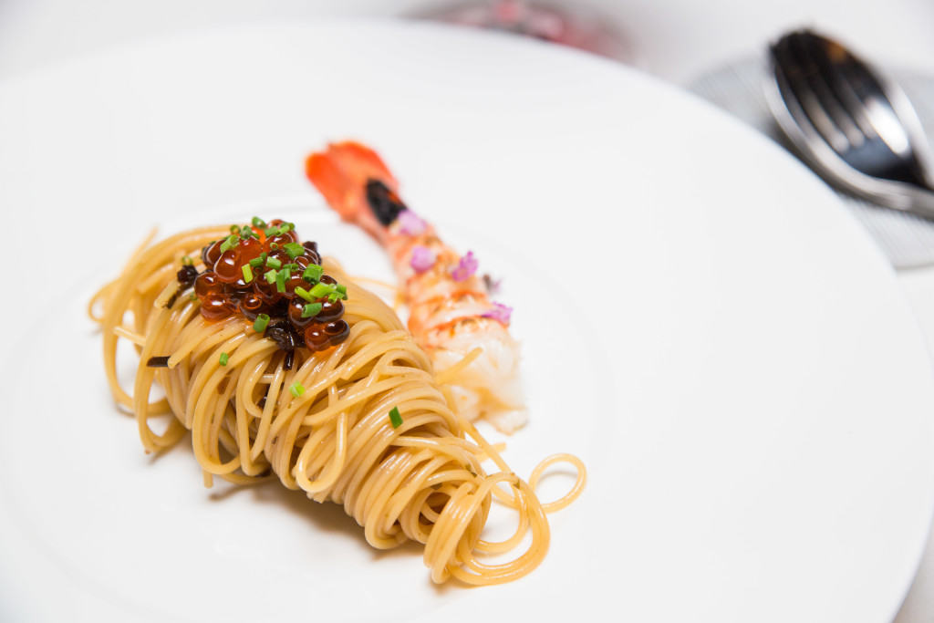 Cold Cappellini with Botan Ebi | Darren Chin | Food For Thought