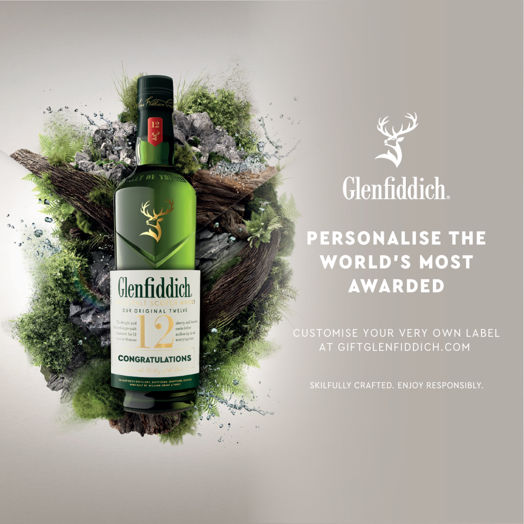 Congratulations | Glenfiddich Personalised Label | Food For Thought