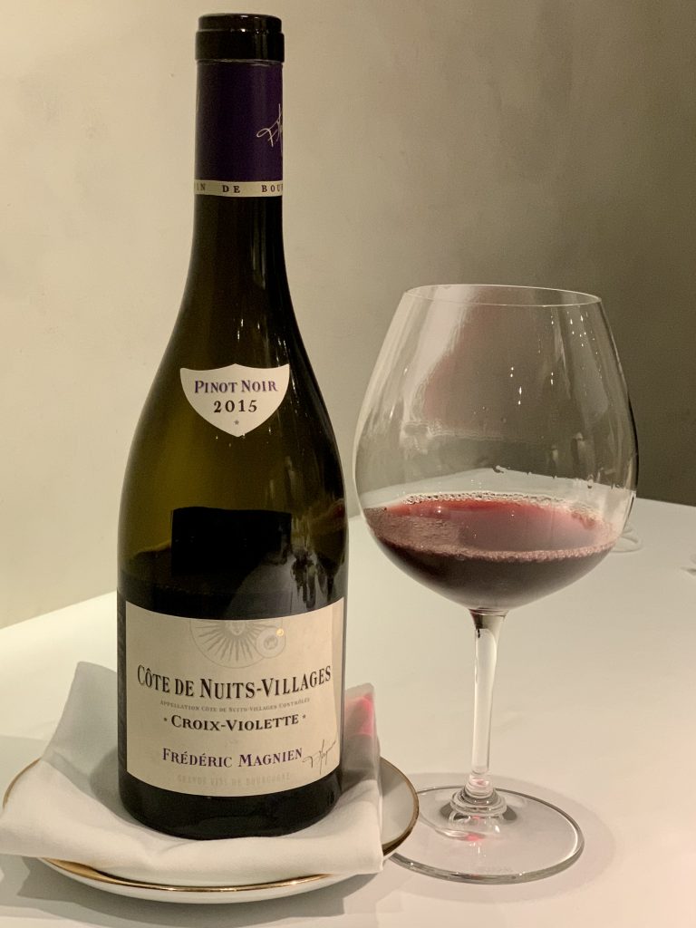 Côte de Nuits-Villages Croix Violette 2015 | DC Restaurant Dom Perignon Pairing | Food For Thought