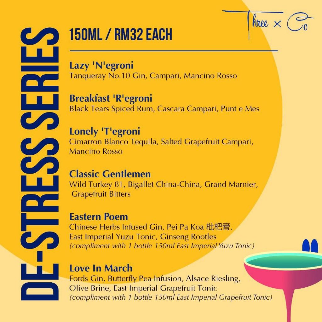 De-Stress Series Cocktails