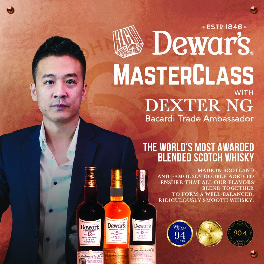 Dewars Masterclass | Kuala Lumpur Cocktail Week 2024 | KLCW 2024 | Food For Thought