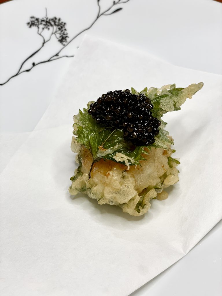 Diver Scallop Tempura | Franco-Chinois Menu | DC Restaurant