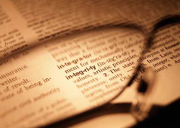 Food For Thought - Integrity - Dictionary