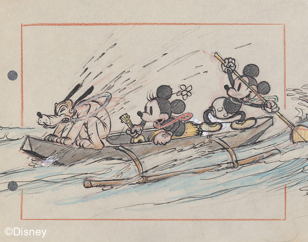 Hawaiian Holiday, 1937, Concept art, Disney Studio Artist © Disney | Food For Thought