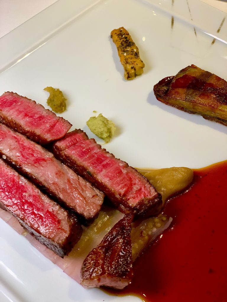 Hitachi Japanese A5 Wagyu (Ibaraki Prefecture) | DC Restaurant Dom Perignon Pairing | Food For Thought