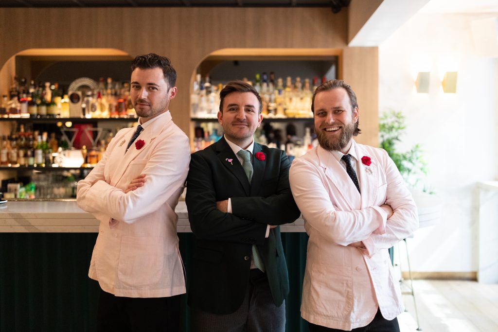 Michter's Art of Hospitality Award 2020 - From Left to Right — Andrea Gualdi, Stefano Catino and Martin Hudak | The Worlds 50 Best Bars 2020 | Food For Thought