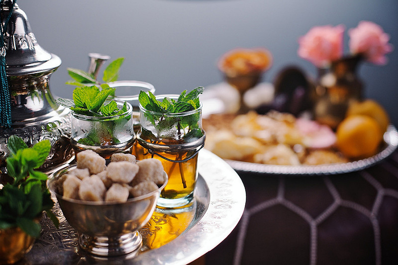 Moroccan Mint Tea | Travelling to Morocco | Food For Thought | Image courtesy of Style Me Foods