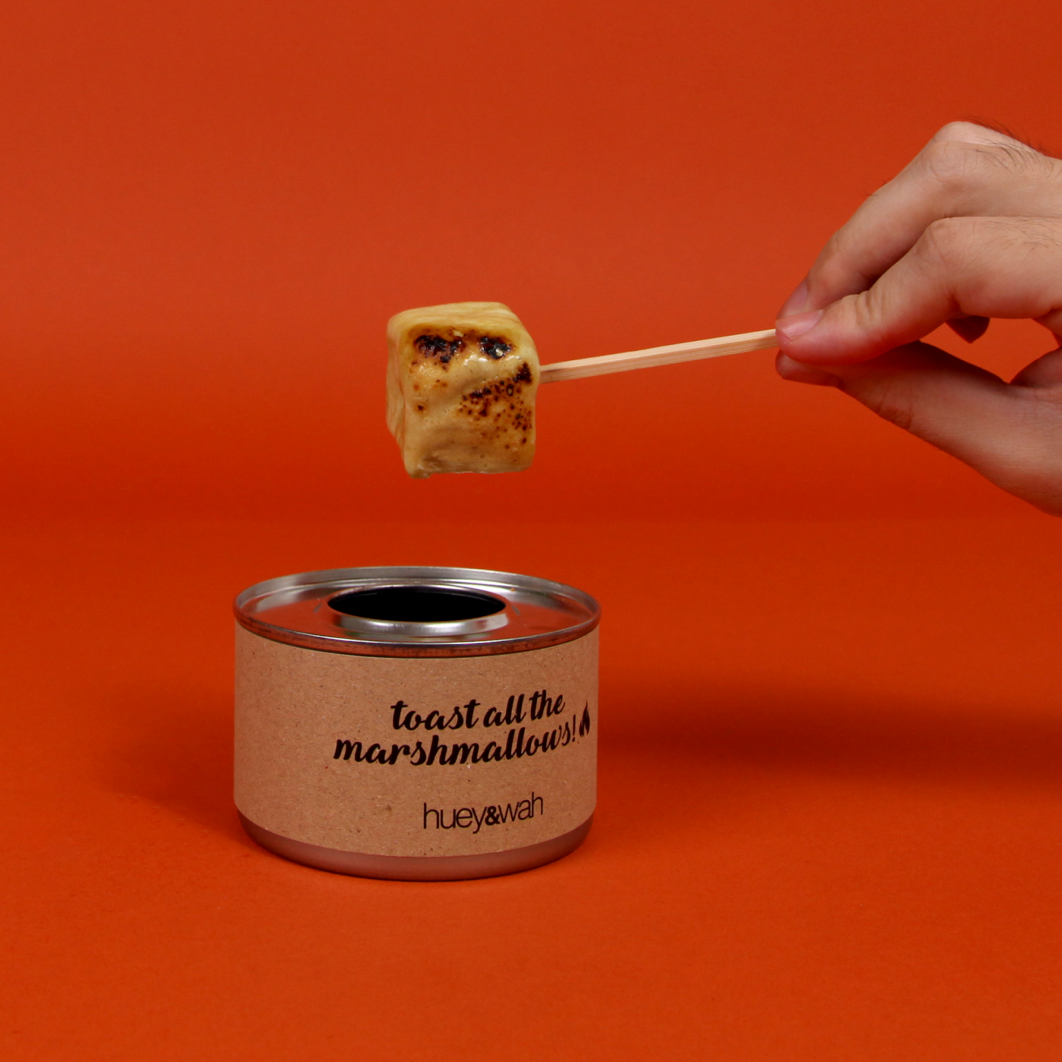 Pandan Gula Melaka Marshmallow with Mini Toasting Kit by Huey _ Wah | Food For Thought