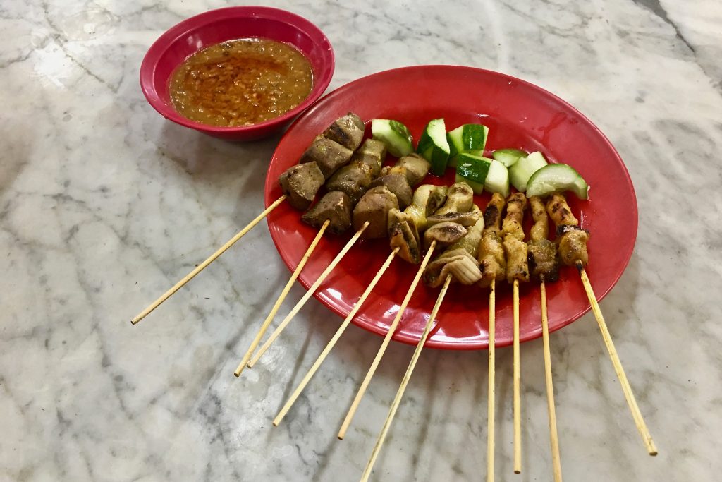 Pork Satay | Ipoh Food Guide | Food For Thought