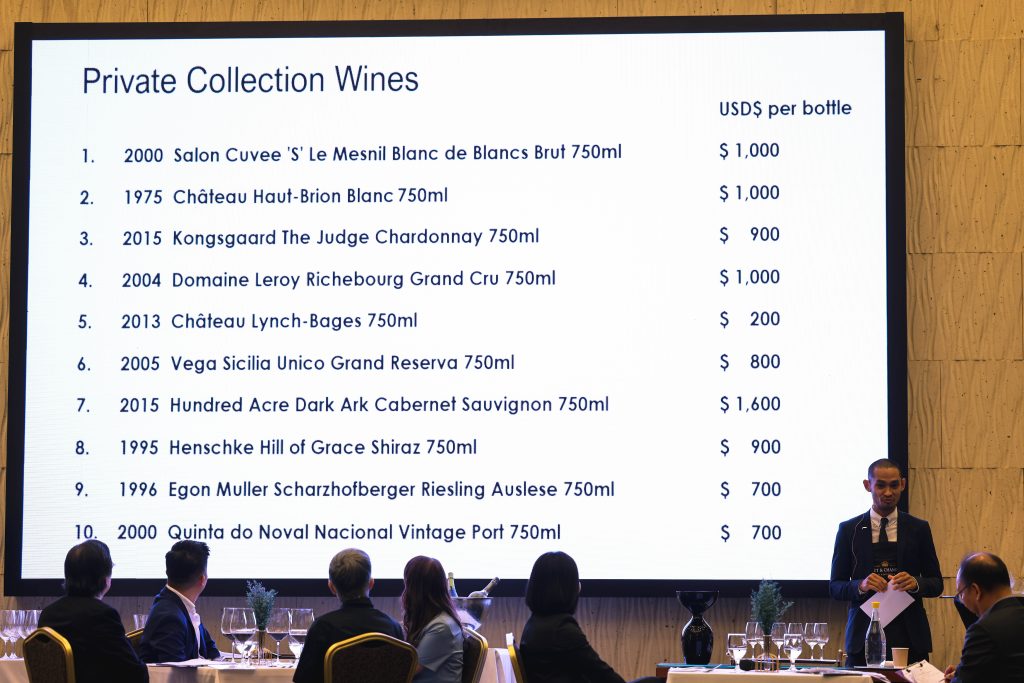 Private Collection List | Malaysia Best Sommelier Competition 2022 | Food For Thought