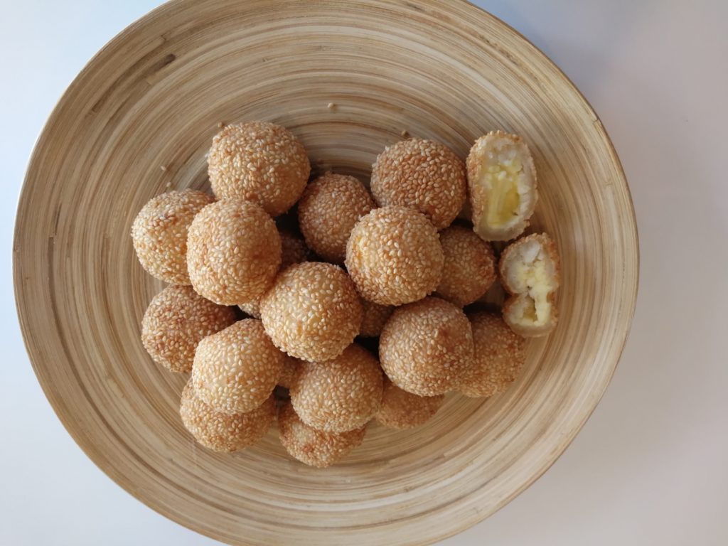 Sesame Cream Cheese Prosperity Balls | Fonterra | Food For Thought