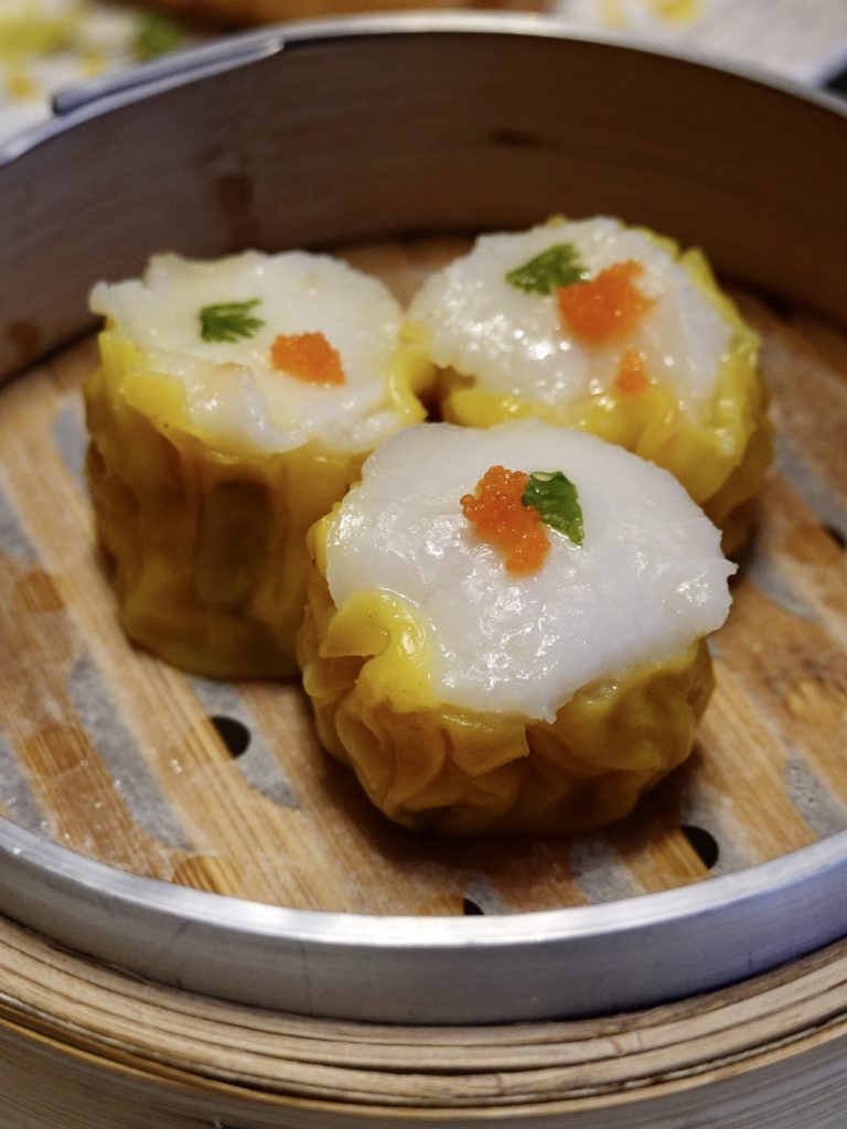 Siu Mai (Open-faced Chicken and Shrimp Dumplings) 燒賣Traditional “Beijing” Duck Served with Condiments 北京片皮鴨 | Jade Pavilion | Food For Thought