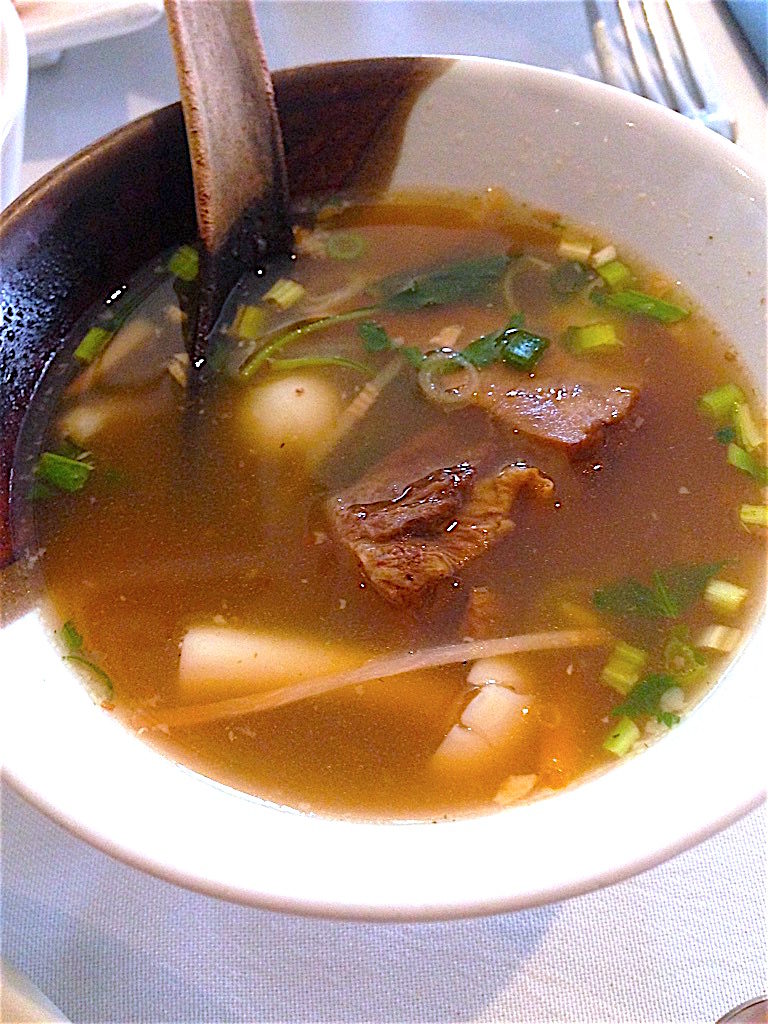 Stewed Beef Brisket Soup With Aromatic Thai Herbs - Tamarind Hill - Food For Thought
