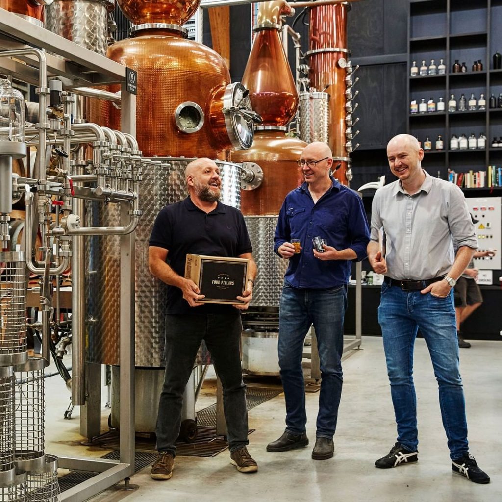 Stuart Gregor, Cam McKenzie and Matt Jones | Four Pillars Gin