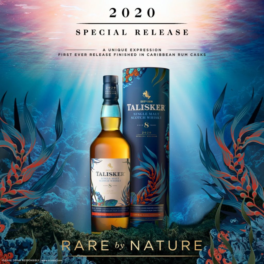 Talisker 8 Years Old Special Release | Rare By Nature - Diageo 2020 Special Release | Food For Thought