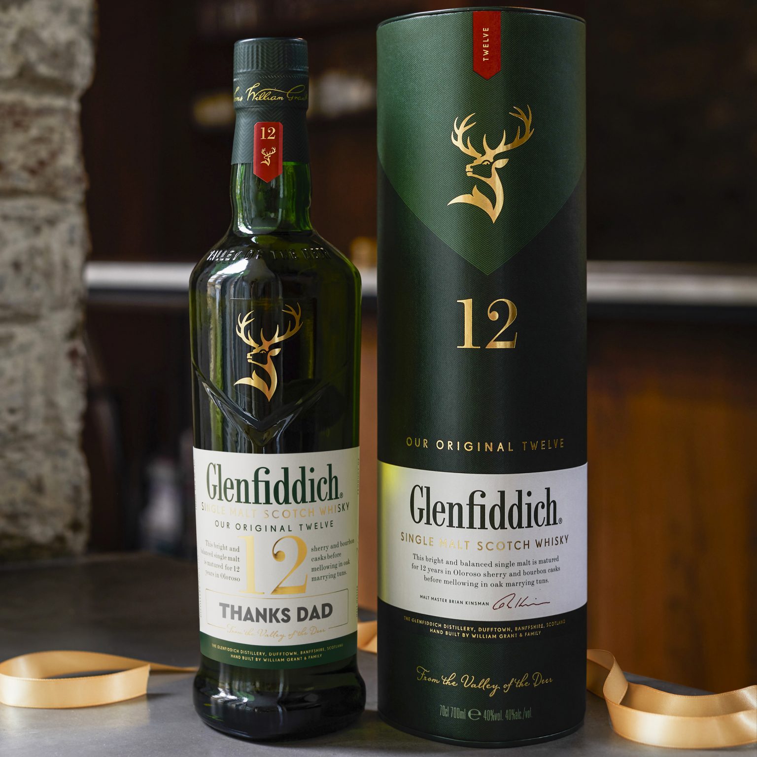 Thanks Dad | Glenfiddich Personalised Label | Food For Thought