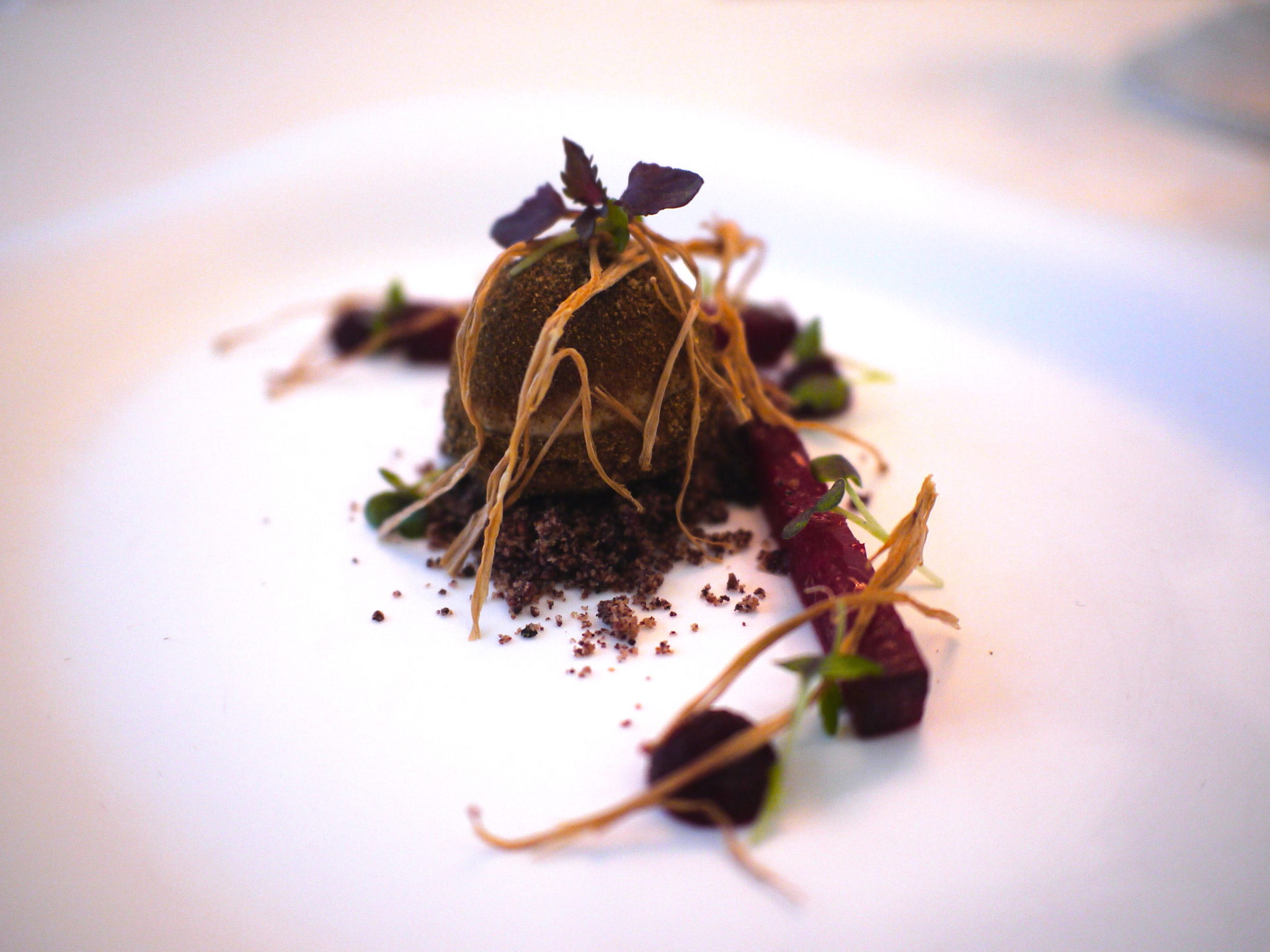 Truffle Spheres with Foie Gras - Macalister Mansion - Food For Thought