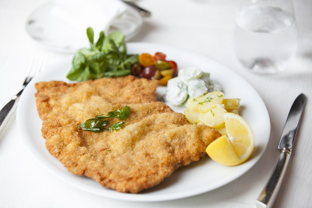 Wiener Schnitzel | Courtesy of Timeout | Courtesy of BlogTirol | Wolfgang Puck | Food For Thought