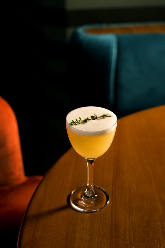 Yuzu Whiskey Sour | Jigger & Pony | Food For Thought